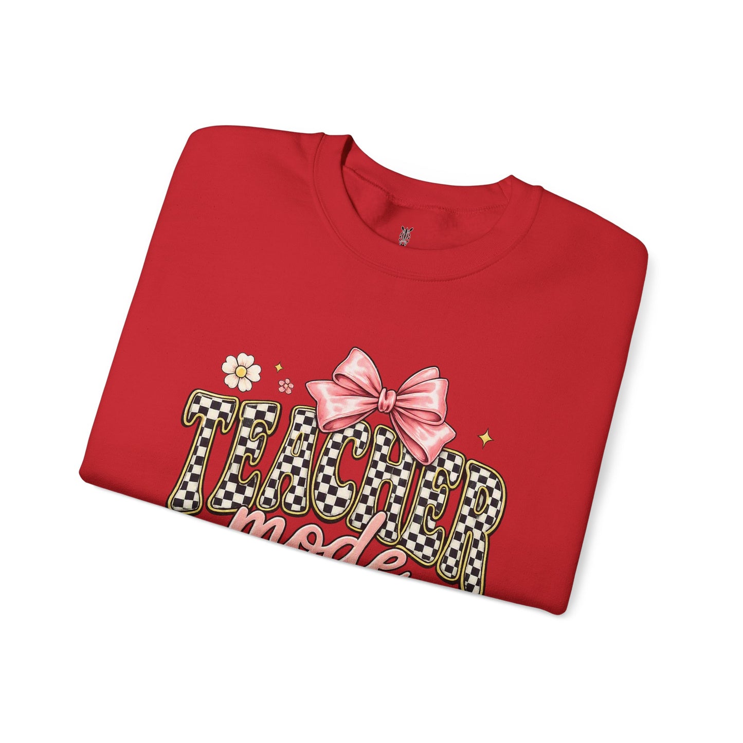 Sweatshirt — 'Tumblr Mode On' Pink Bow Graphic Crewneck