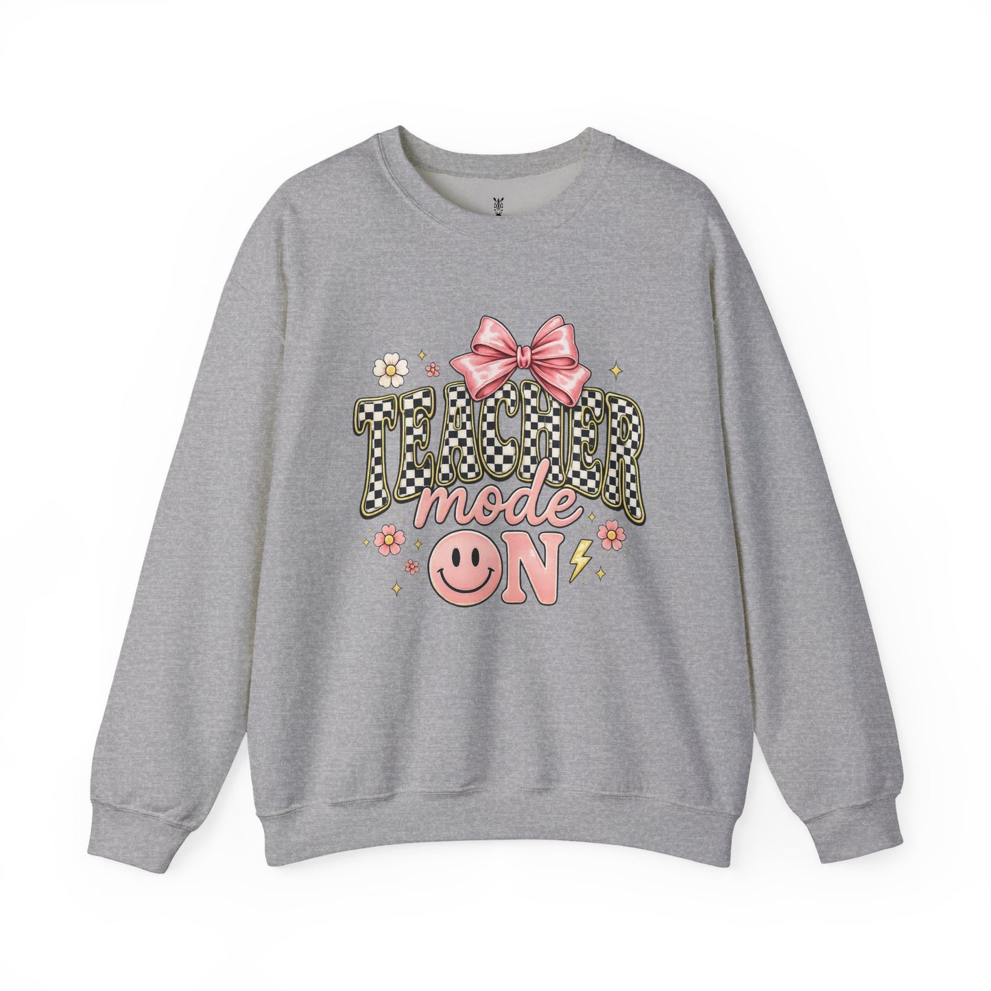 Sweatshirt — 'Tumblr Mode On' Pink Bow Graphic Crewneck