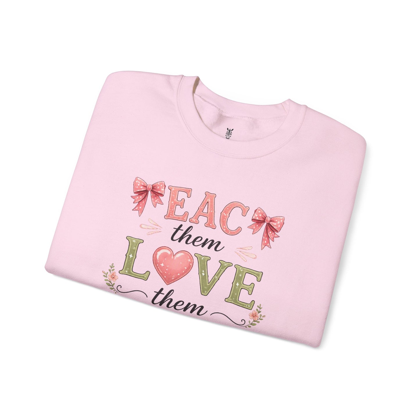 Teacher T Shirt Crewneck – "Teach Them, Love Them, Watch Them Soar" Sweatshirt