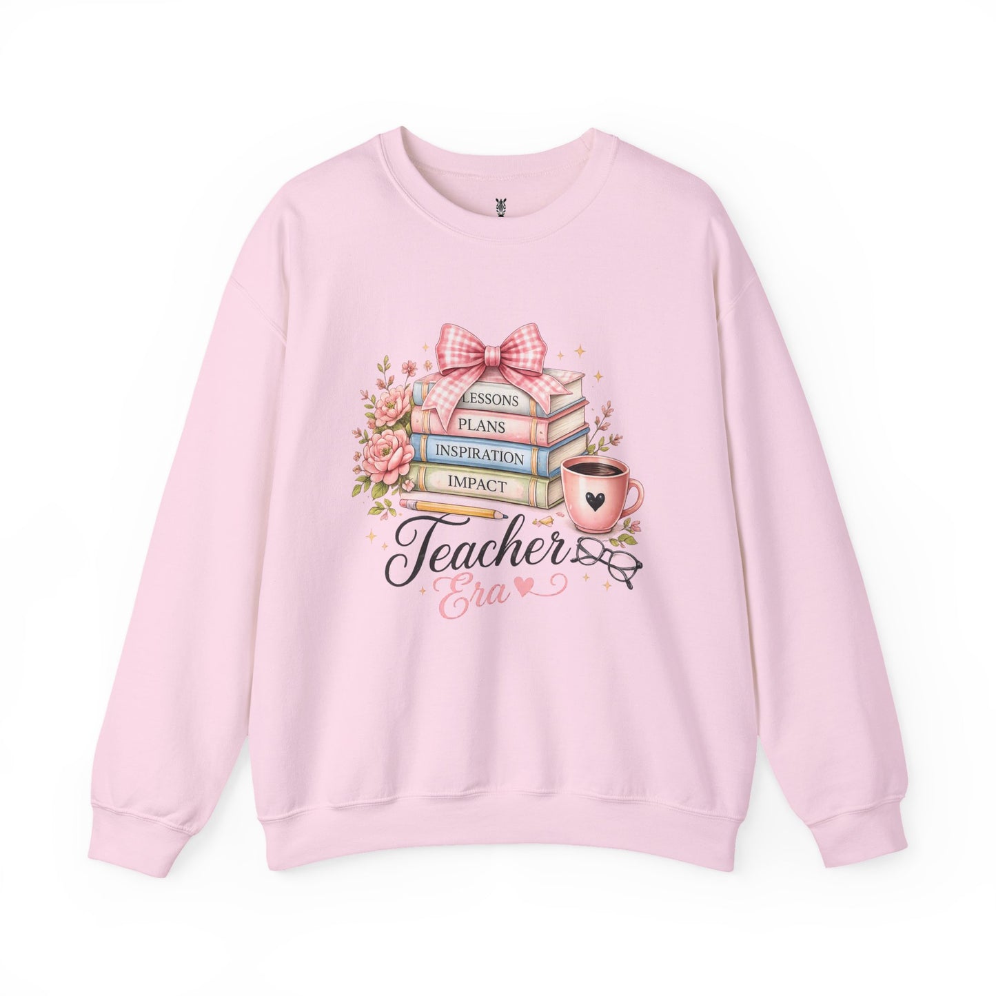 Teacher Graphic Sweatshirt – "Lessons, Plans, Inspiration, Impact" Crewneck