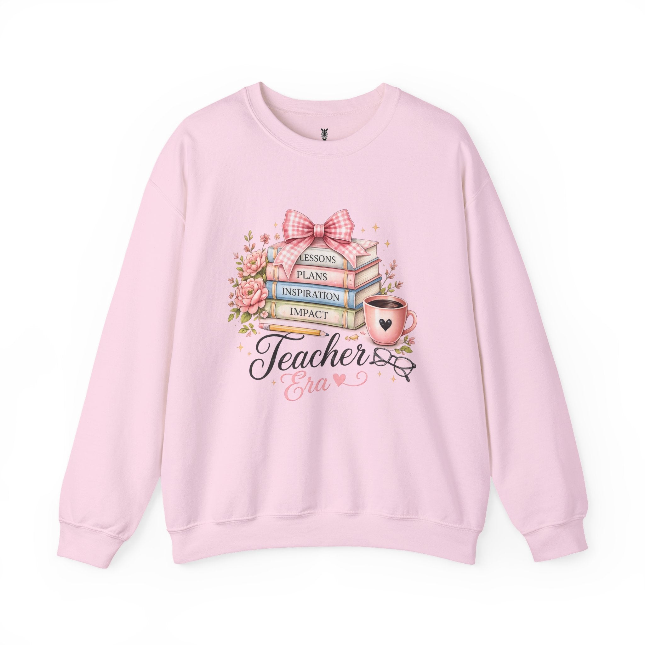 Teacher Graphic Sweatshirt – "Lessons, Plans, Inspiration, Impact" Crewneck