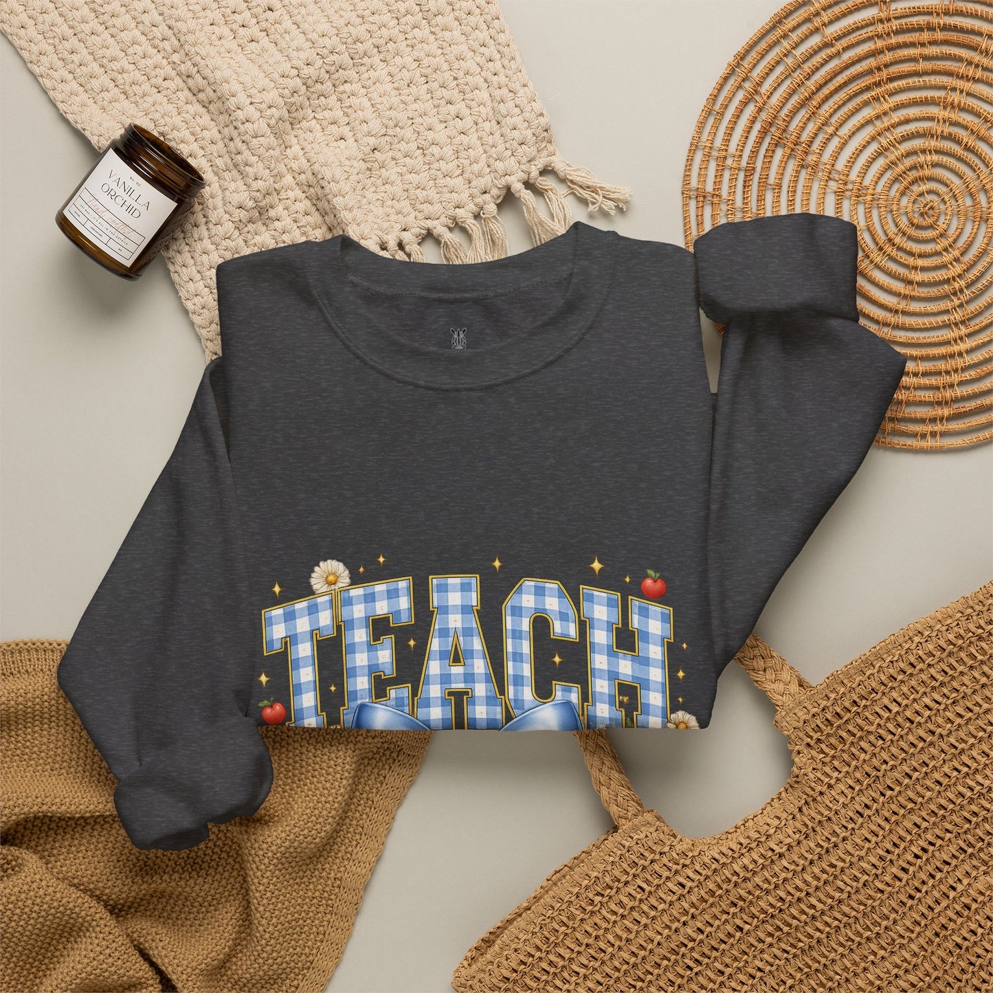 Teacher Crewneck Sweatshirt – Bold Statement Design