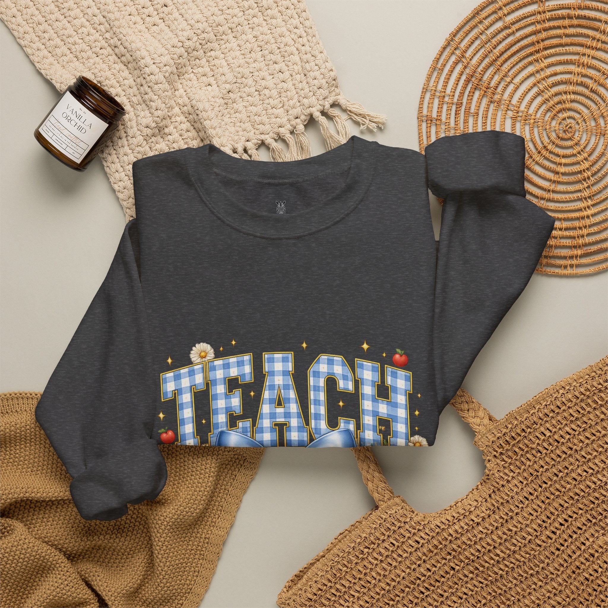 Teacher Crewneck Sweatshirt – Bold Statement Design