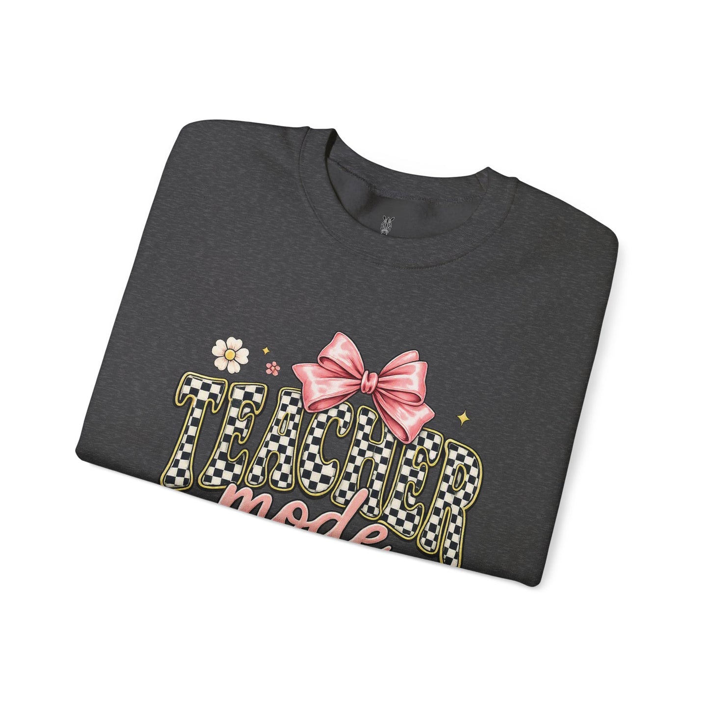 Sweatshirt — 'Tumblr Mode On' Pink Bow Graphic Crewneck