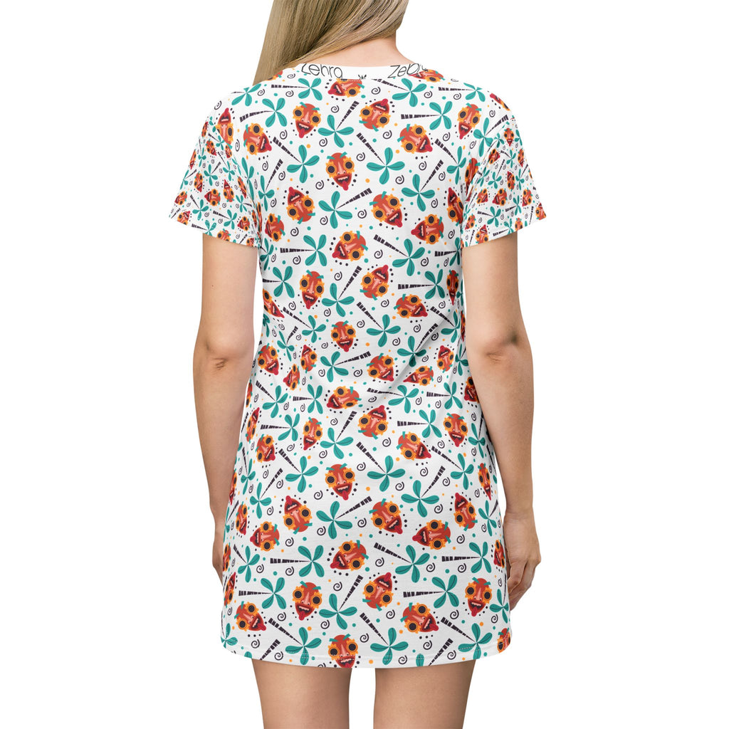 Teacher dresses - Floral Butterflies print - Zebra Creation
