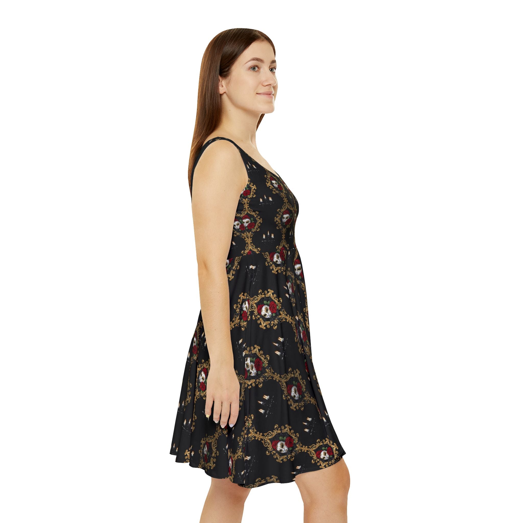 Masquerade Teacher Skater Dress | Theater & Drama Teacher Outfit & Teacher Gift