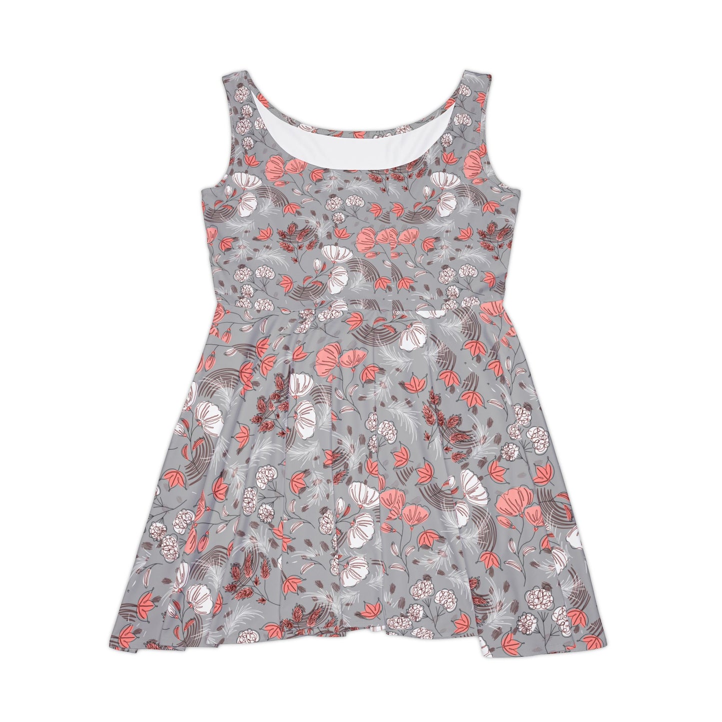 Floral Teacher Skater Dress | Casual Back to School Outfit & Teacher Gift