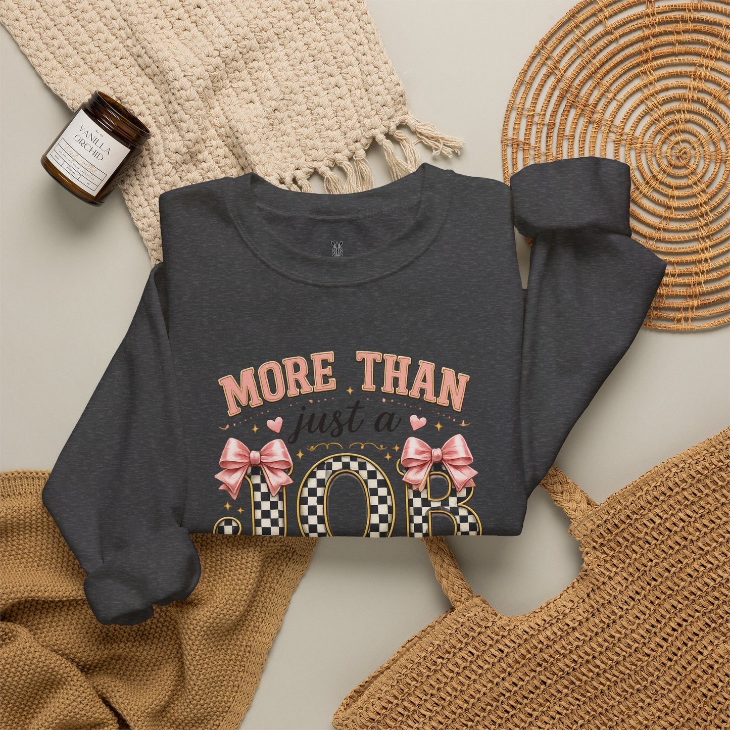 Nurse Crewneck Sweatshirt — "More Than Just a Job, It's a Work of Heart"