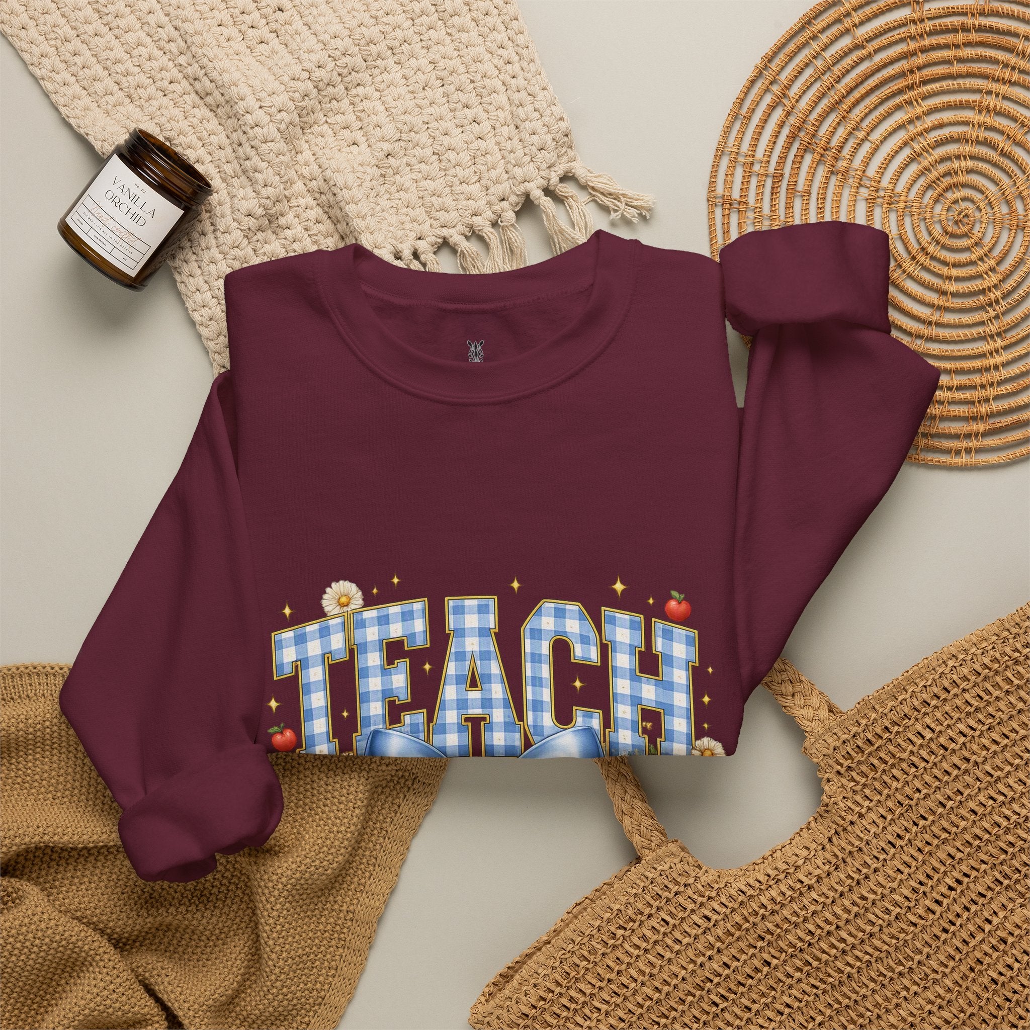 Teacher Crewneck Sweatshirt – Bold Statement Design