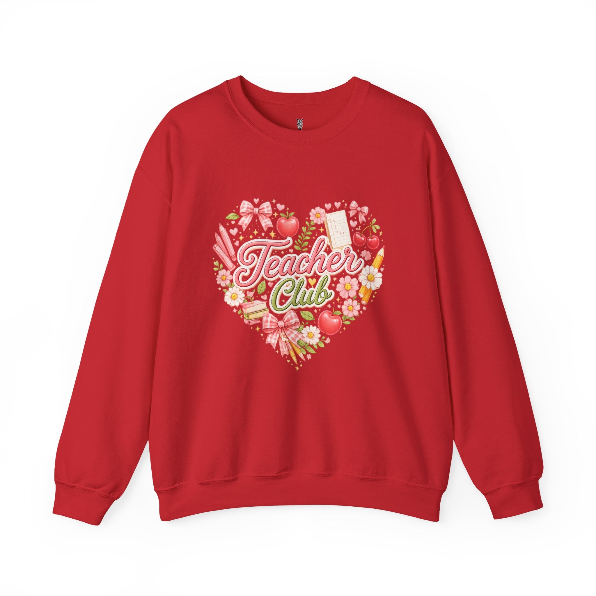 5th Grade Teacher Crewneck Sweatshirt – Teacher Club Heart Design