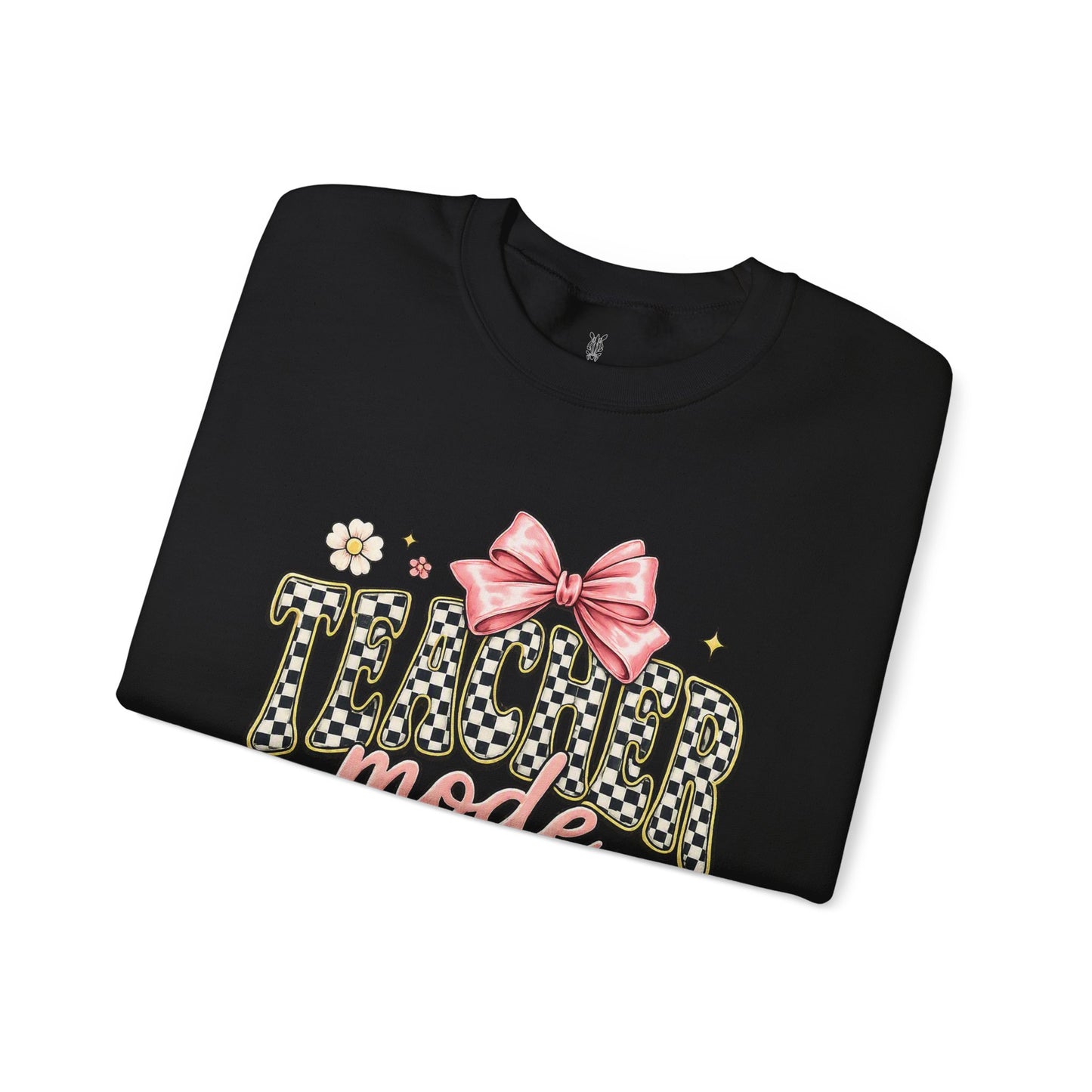Sweatshirt — 'Tumblr Mode On' Pink Bow Graphic Crewneck