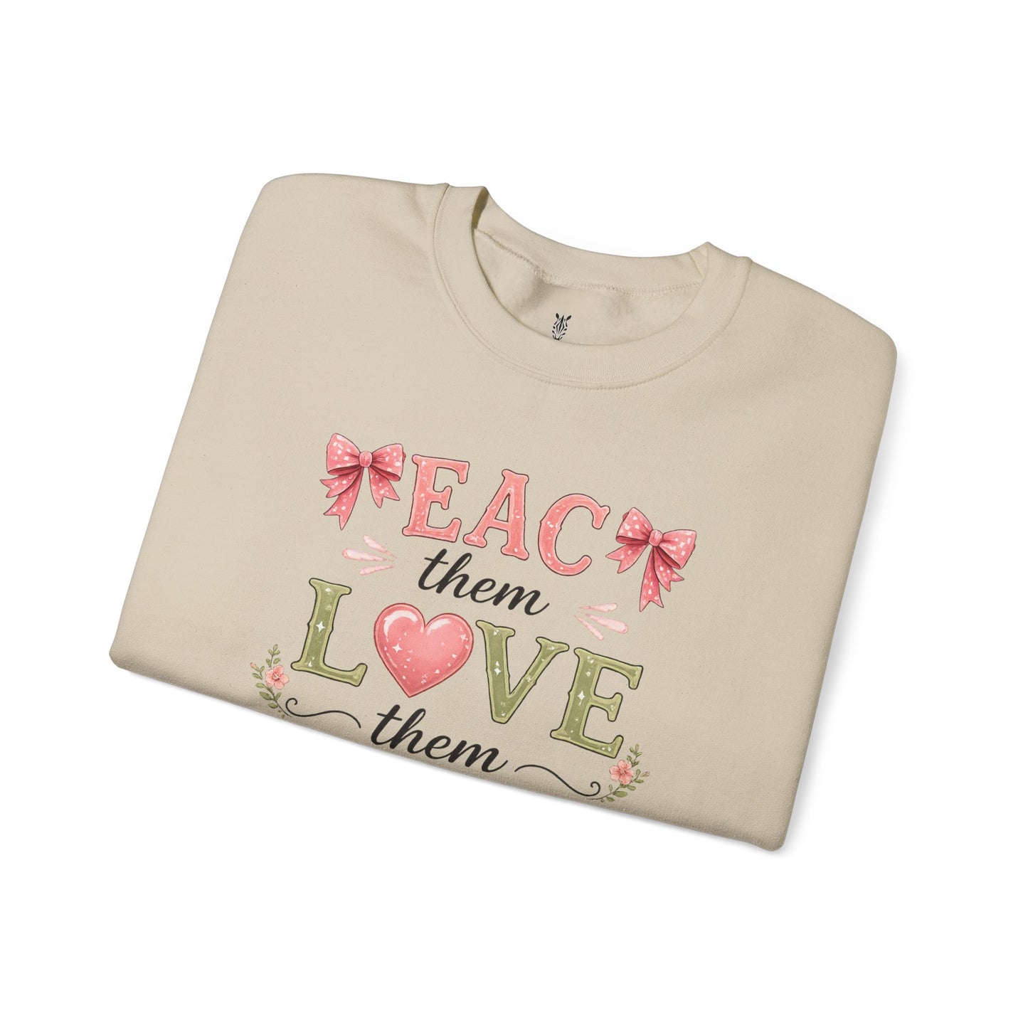 Teacher T Shirt Crewneck – "Teach Them, Love Them, Watch Them Soar" Sweatshirt