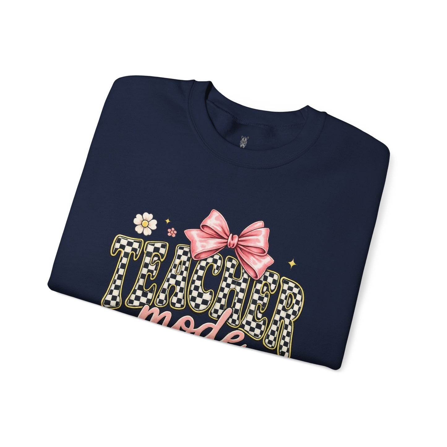 Sweatshirt — 'Tumblr Mode On' Pink Bow Graphic Crewneck