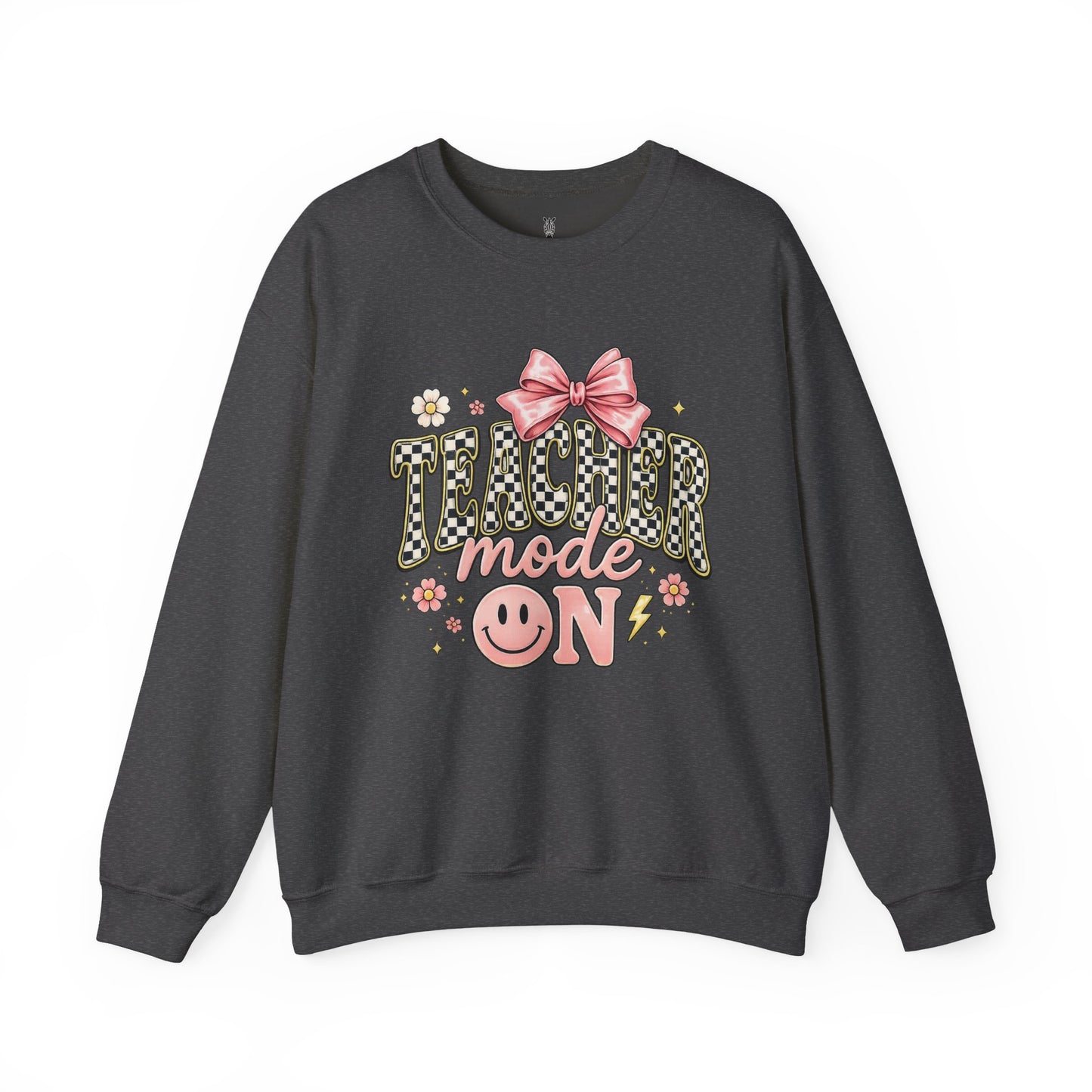 Sweatshirt — 'Tumblr Mode On' Pink Bow Graphic Crewneck