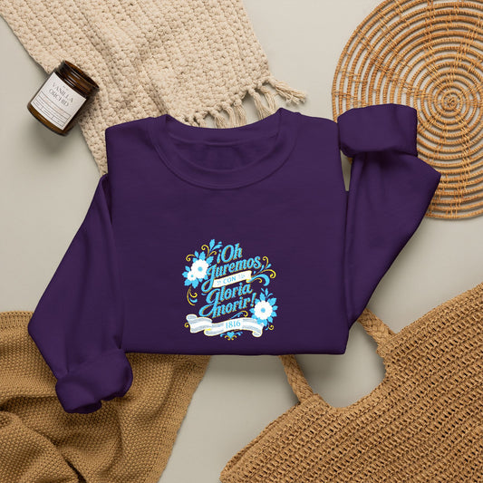 So Awesome Today sweatshirt | Retro blue cloud lettering, stars