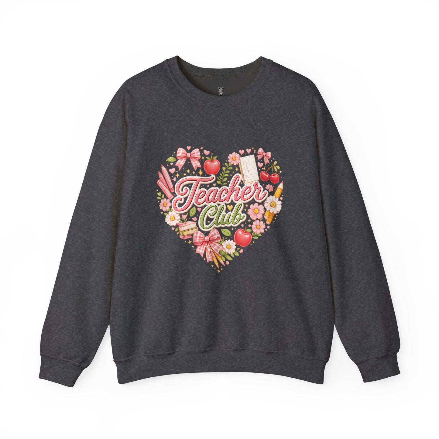 5th Grade Teacher Crewneck Sweatshirt – Teacher Club Heart Design