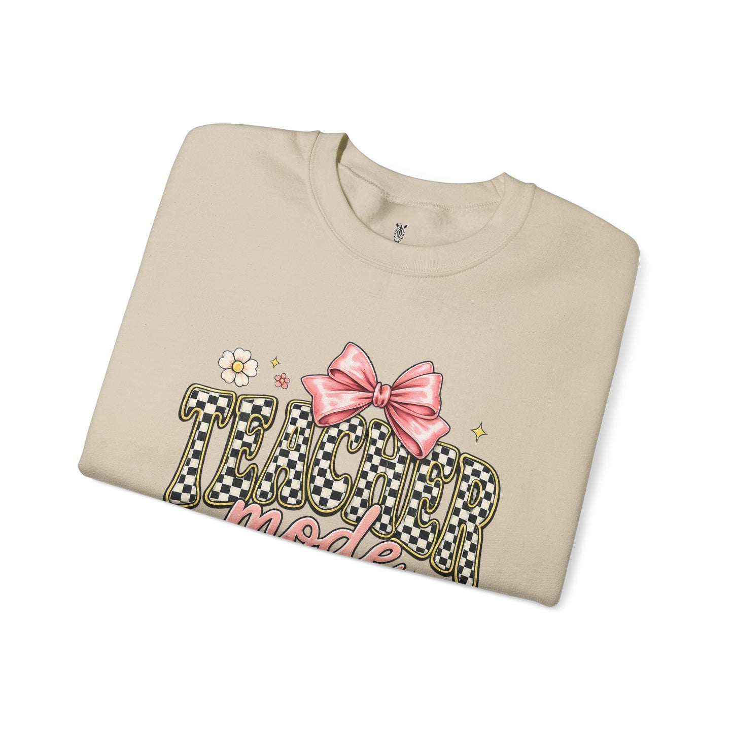 Sweatshirt — 'Tumblr Mode On' Pink Bow Graphic Crewneck
