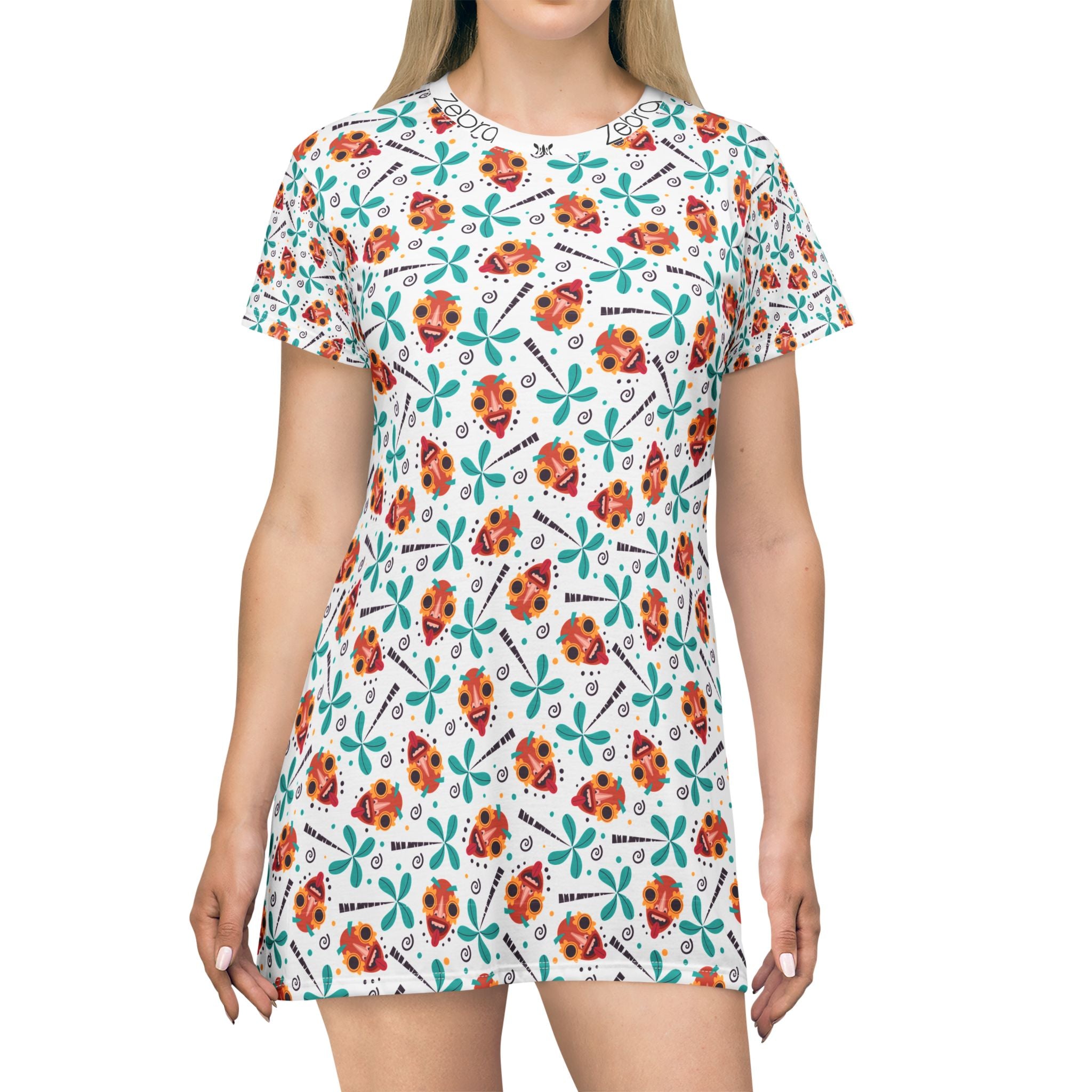 Teacher dresses - Floral Butterflies print - Zebra Creation