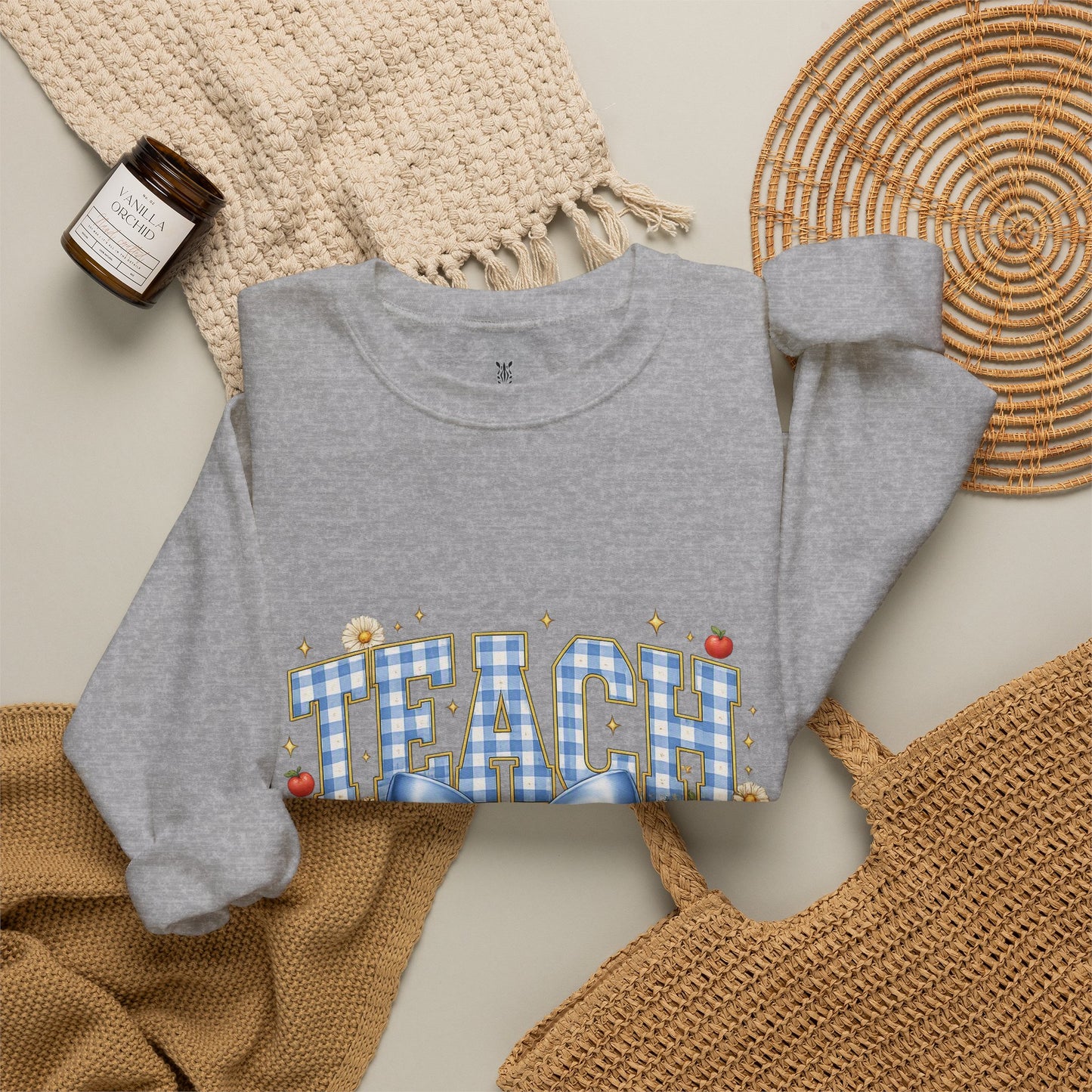 Teacher Crewneck Sweatshirt – Bold Statement Design