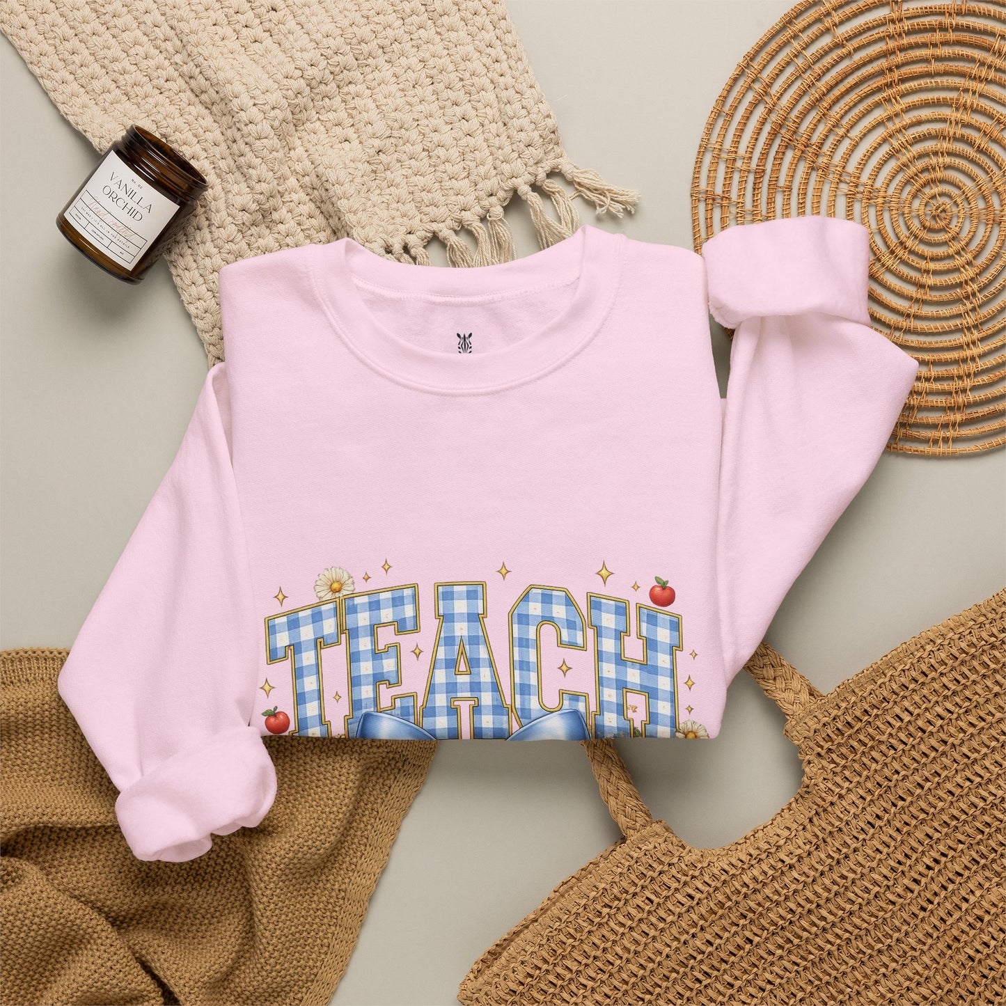 Teacher Crewneck Sweatshirt – Bold Statement Design