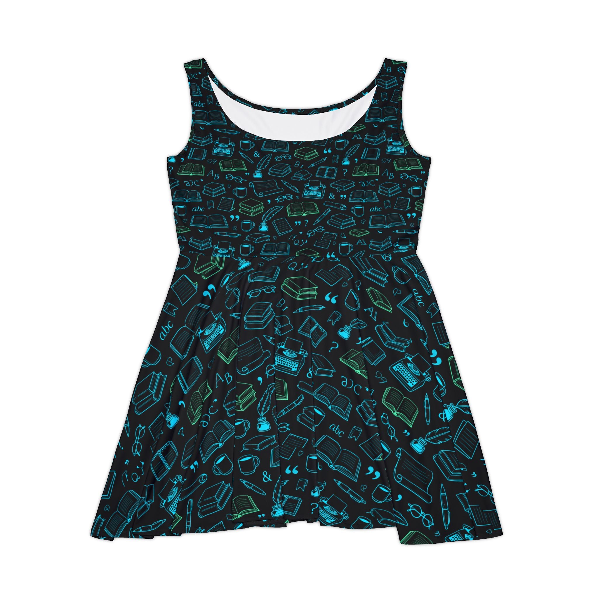 English Teacher Skater Dress | Bookish Librarian Outfit & Book Lover Dress