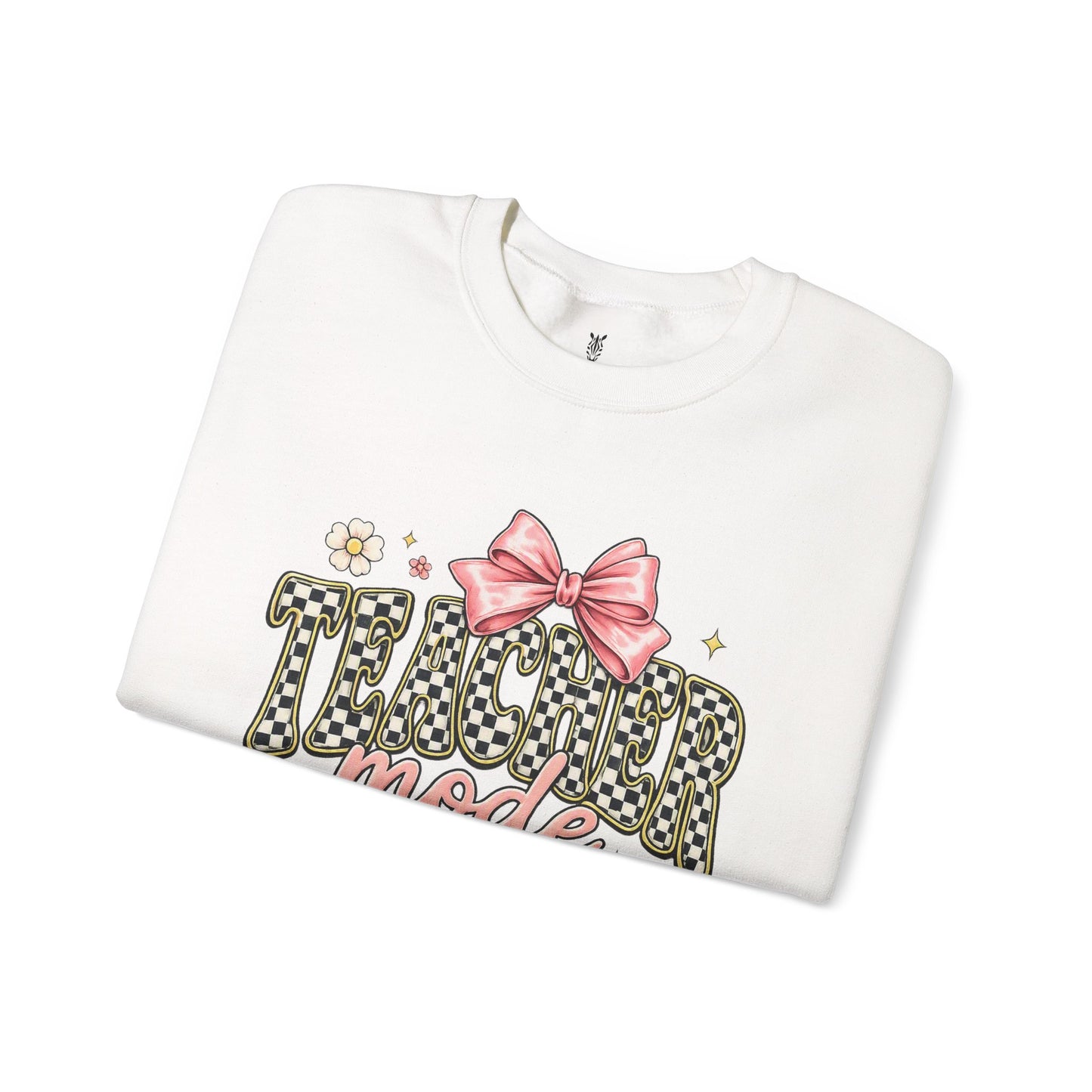 Sweatshirt — 'Tumblr Mode On' Pink Bow Graphic Crewneck