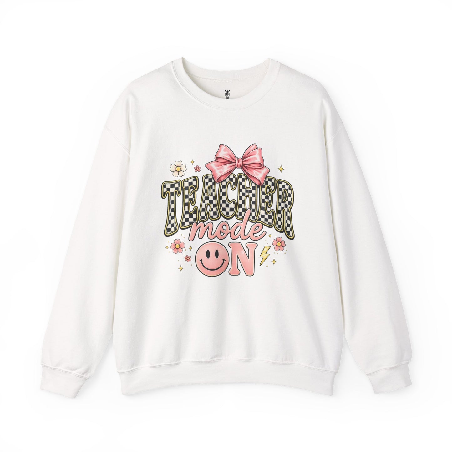 Sweatshirt — 'Tumblr Mode On' Pink Bow Graphic Crewneck