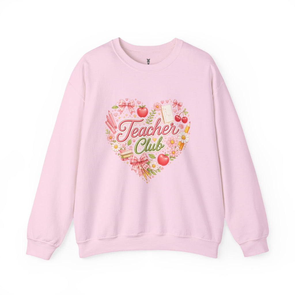 5th Grade Teacher Crewneck Sweatshirt – Teacher Club Heart Design