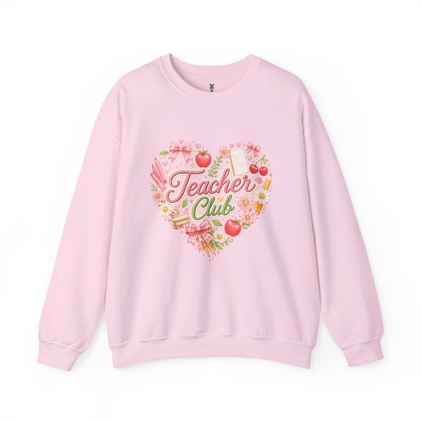 5th Grade Teacher Crewneck Sweatshirt – Teacher Club Heart Design