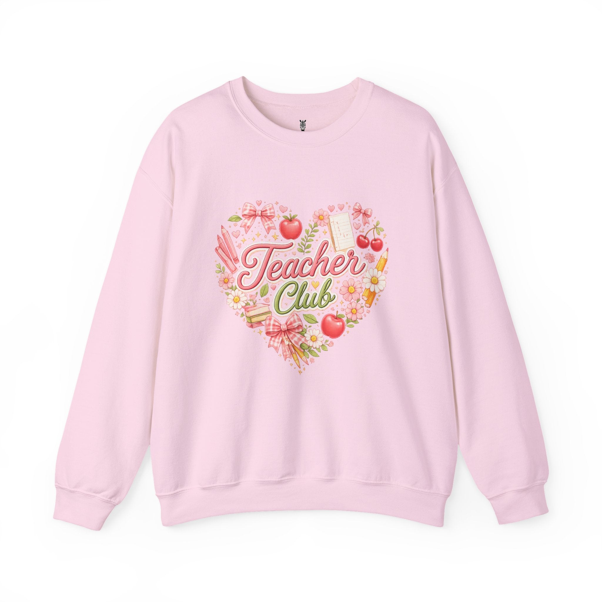 5th Grade Teacher Crewneck Sweatshirt – Teacher Club Heart Design