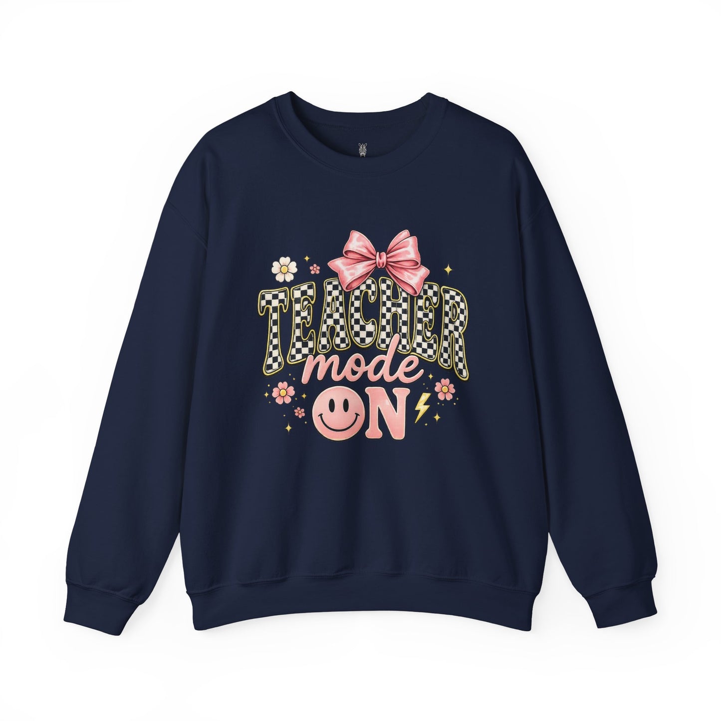 Sweatshirt — 'Tumblr Mode On' Pink Bow Graphic Crewneck