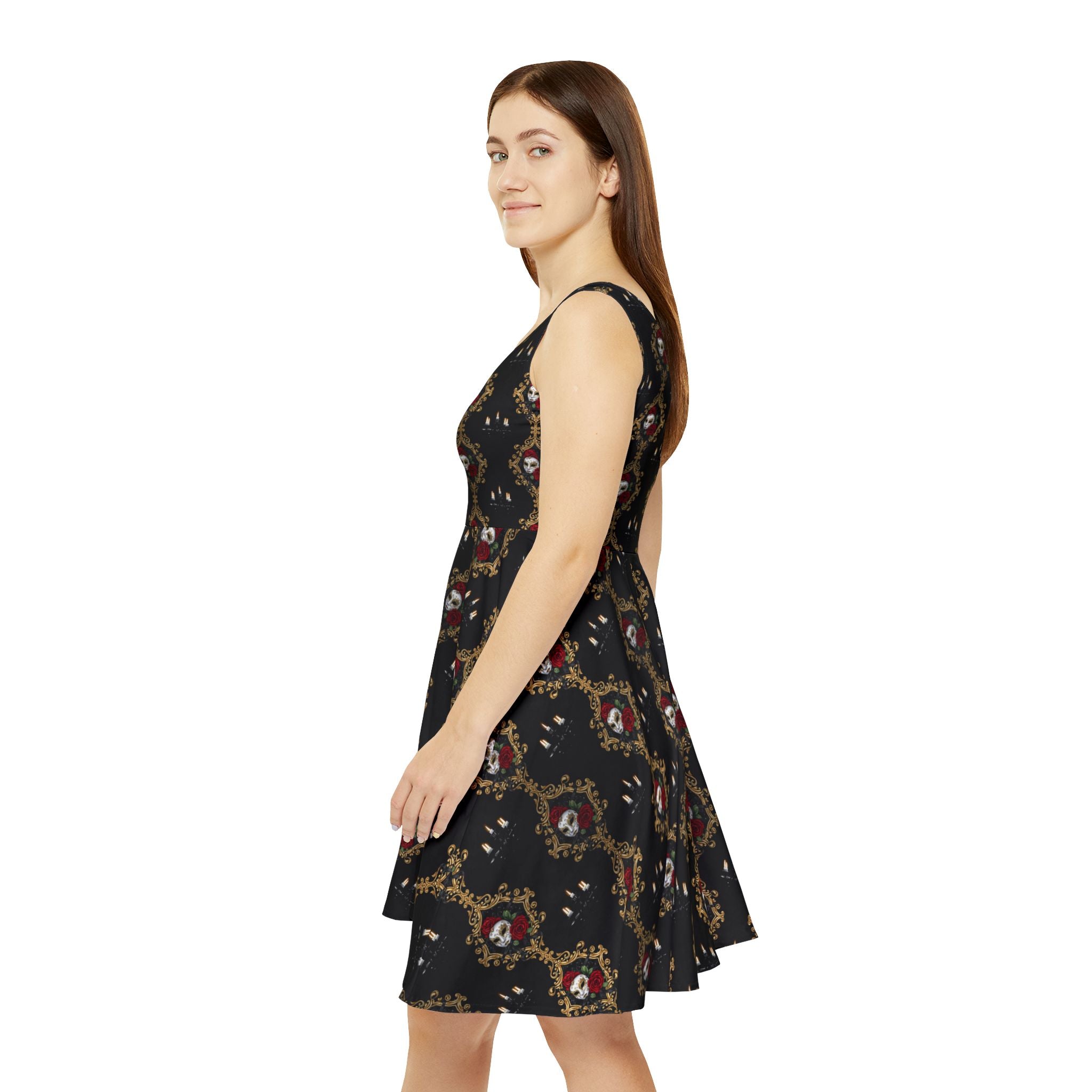 Masquerade Teacher Skater Dress | Theater & Drama Teacher Outfit & Teacher Gift
