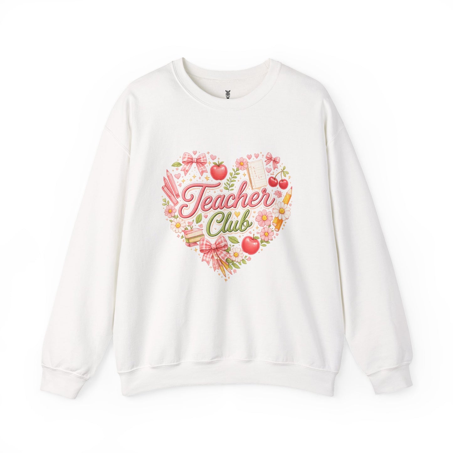 5th Grade Teacher Crewneck Sweatshirt – Teacher Club Heart Design