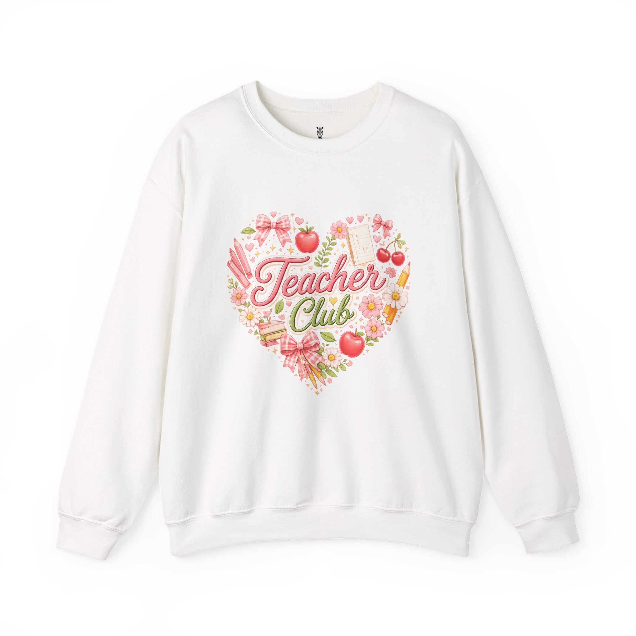 5th Grade Teacher Crewneck Sweatshirt – Teacher Club Heart Design