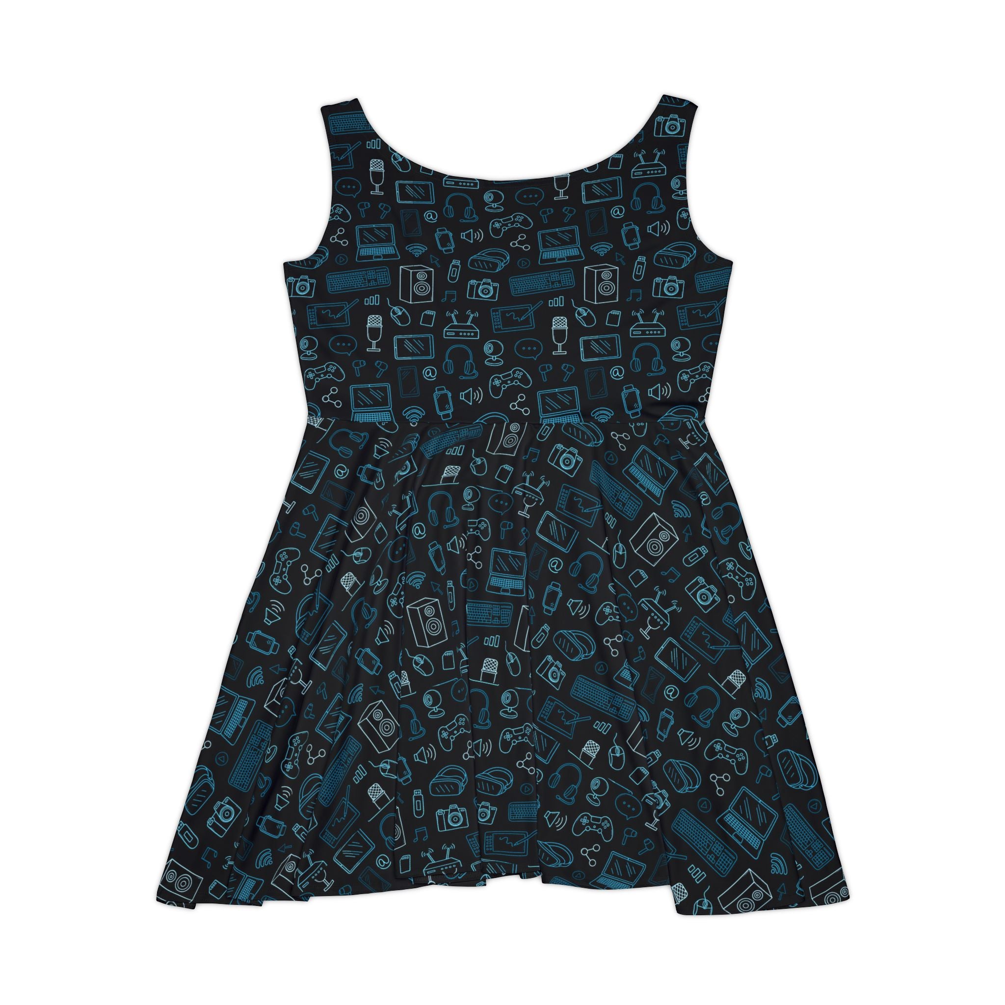 Tech Teacher Skater Dress | Computer Science Classroom Outfit & STEM Teacher Gift