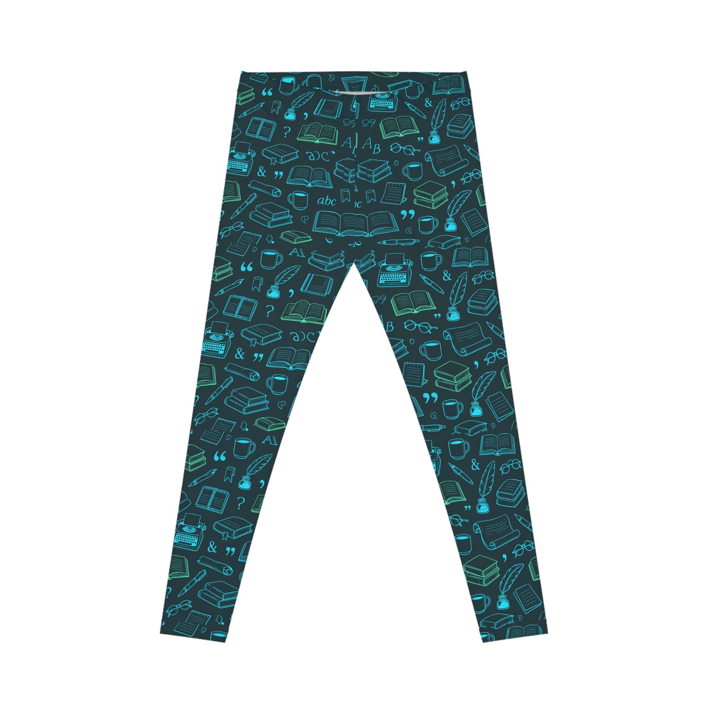 School Supplies Pattern Leggings | Teacher Student Back to School Print