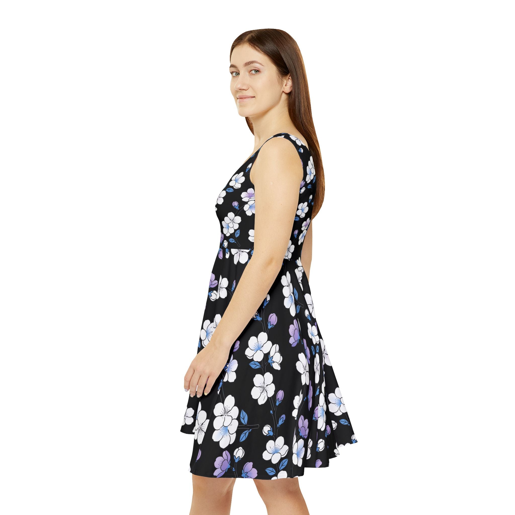 Floral Teacher Skater Dress | Cute Cherry Blossom Outfit & Teacher Gift