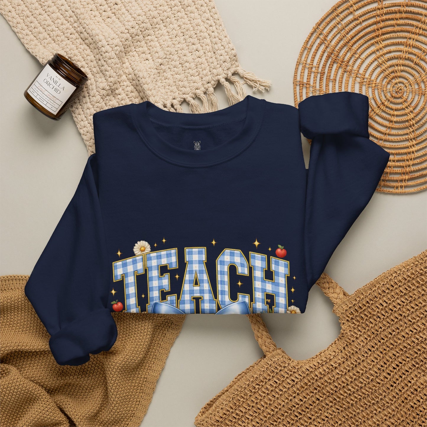 Teacher Crewneck Sweatshirt – Bold Statement Design