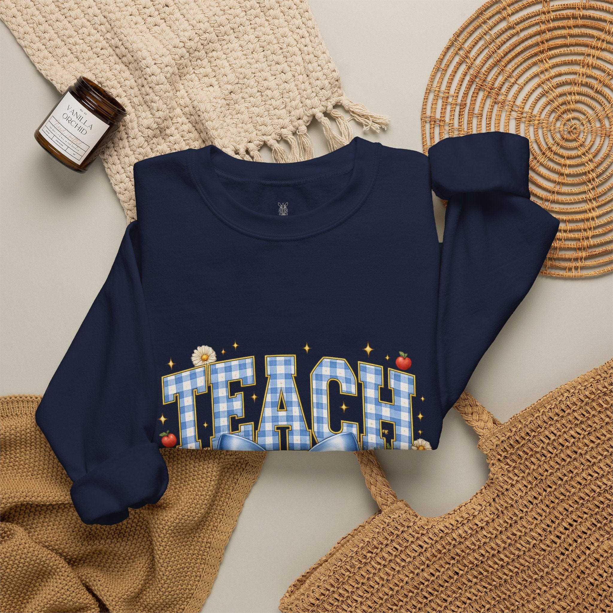 Teacher Crewneck Sweatshirt – Bold Statement Design