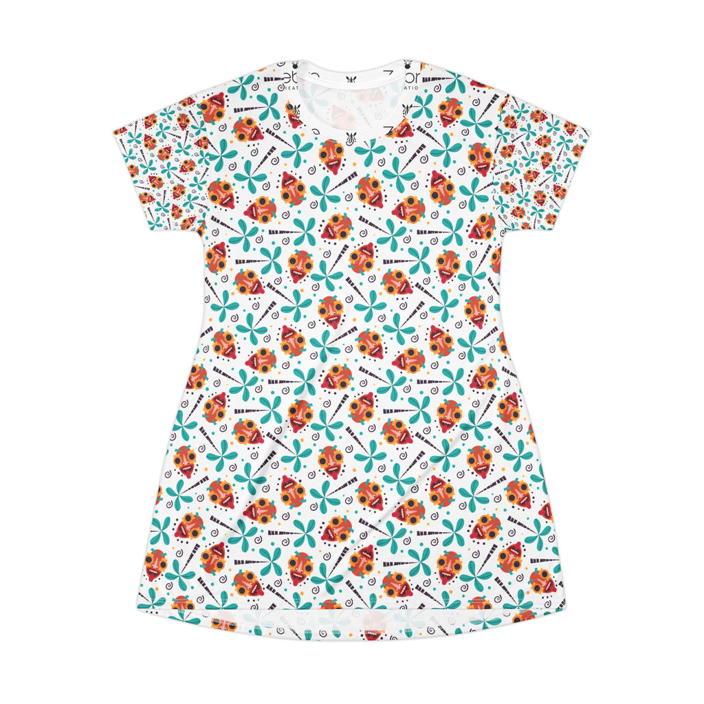 Teacher dresses - Floral Butterflies print - Zebra Creation