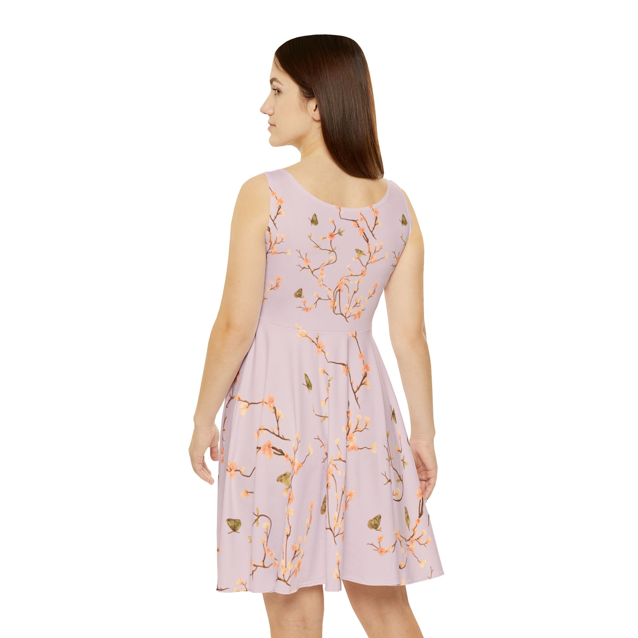 Lavender Teacher Skater Dress | Cute Floral Back to School Outfit & Teacher Gift