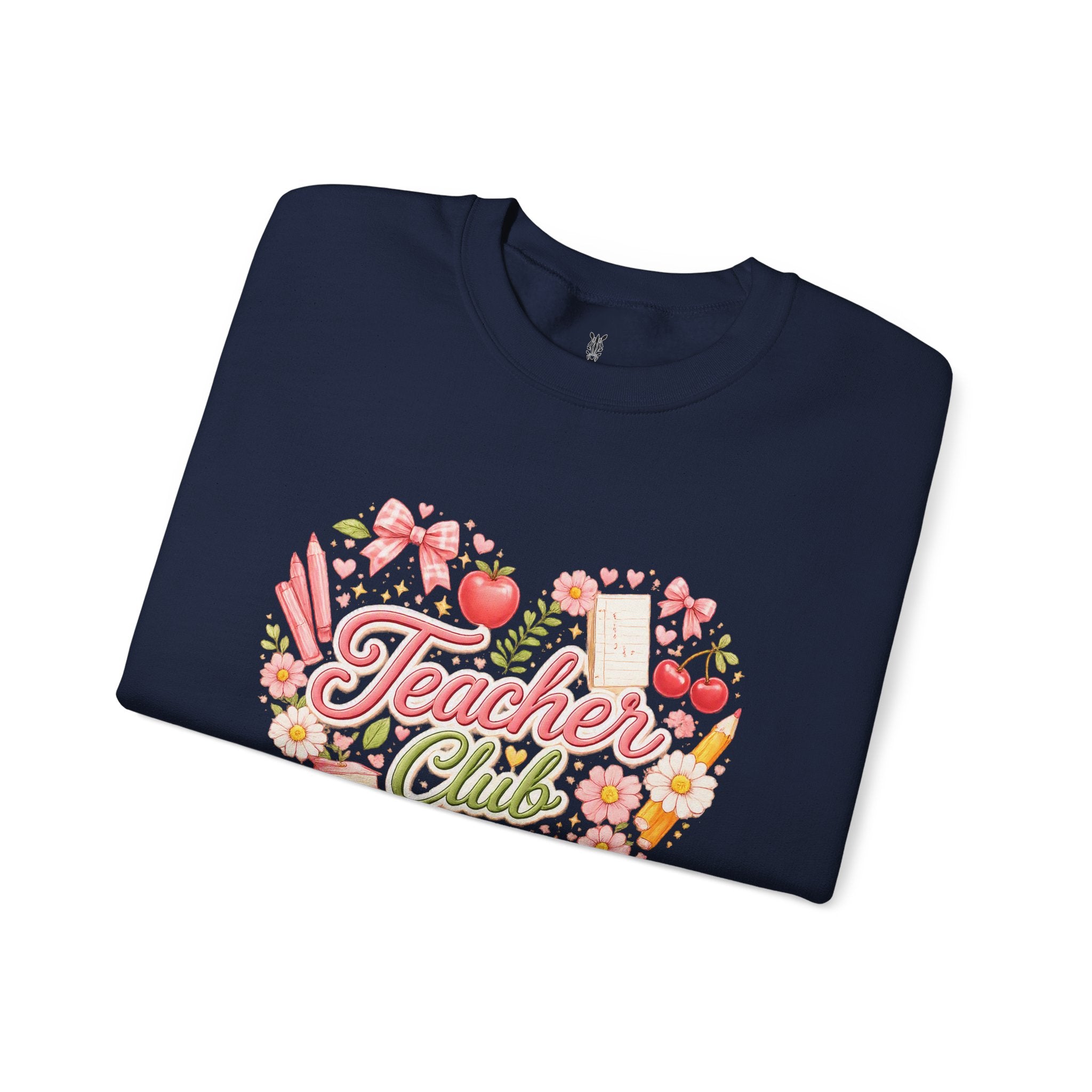 5th Grade Teacher Crewneck Sweatshirt – Teacher Club Heart Design