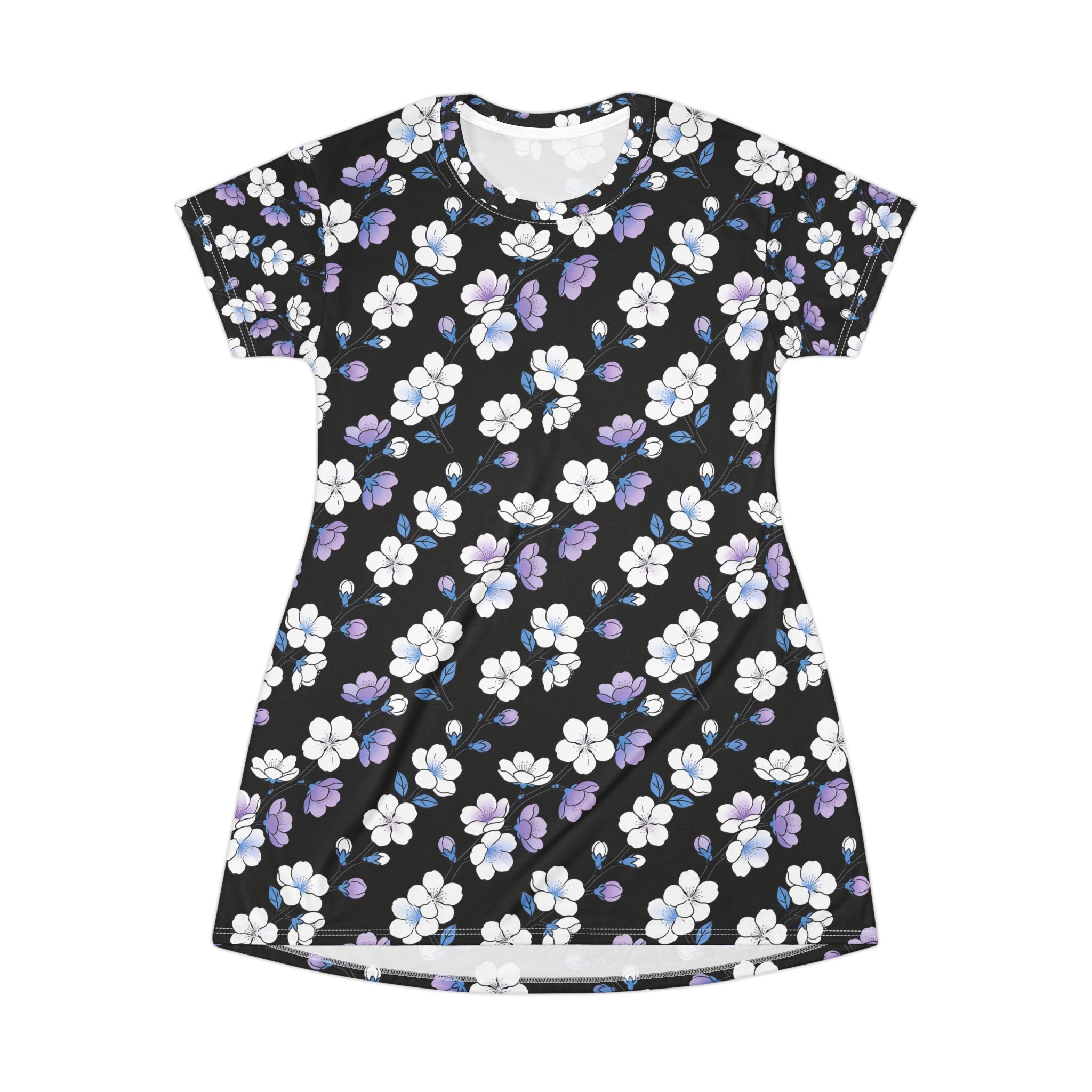Teacher T Shirt Dress Floral Print Back To School Outfit For Women