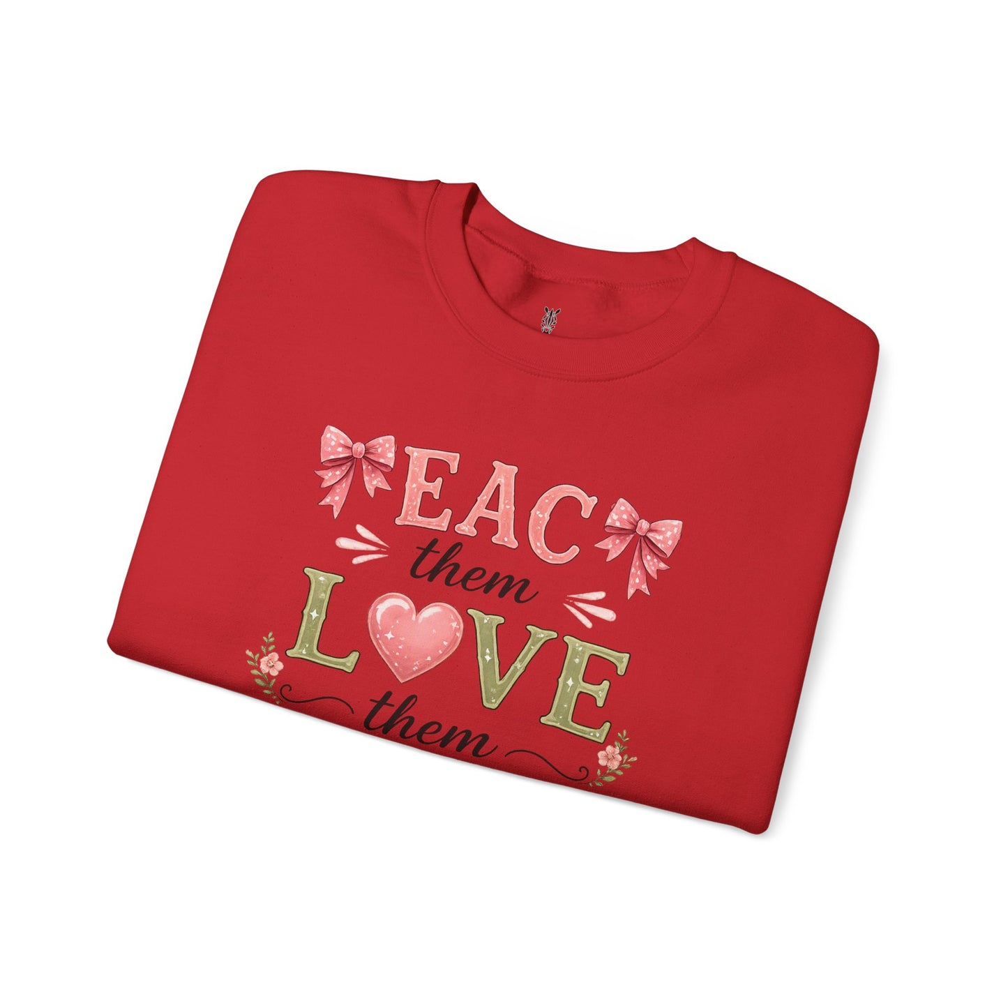 Teacher T Shirt Crewneck – "Teach Them, Love Them, Watch Them Soar" Sweatshirt