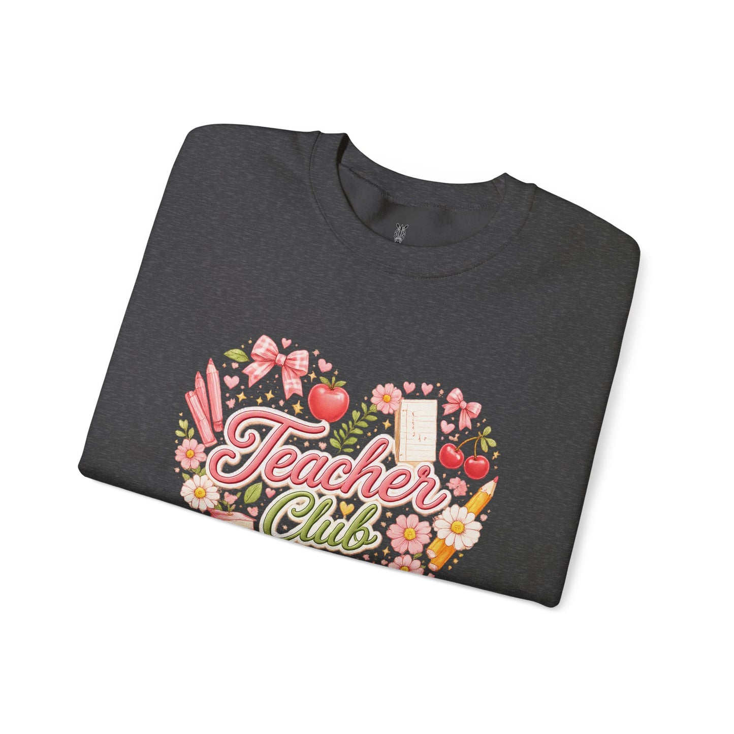 5th Grade Teacher Crewneck Sweatshirt – Teacher Club Heart Design
