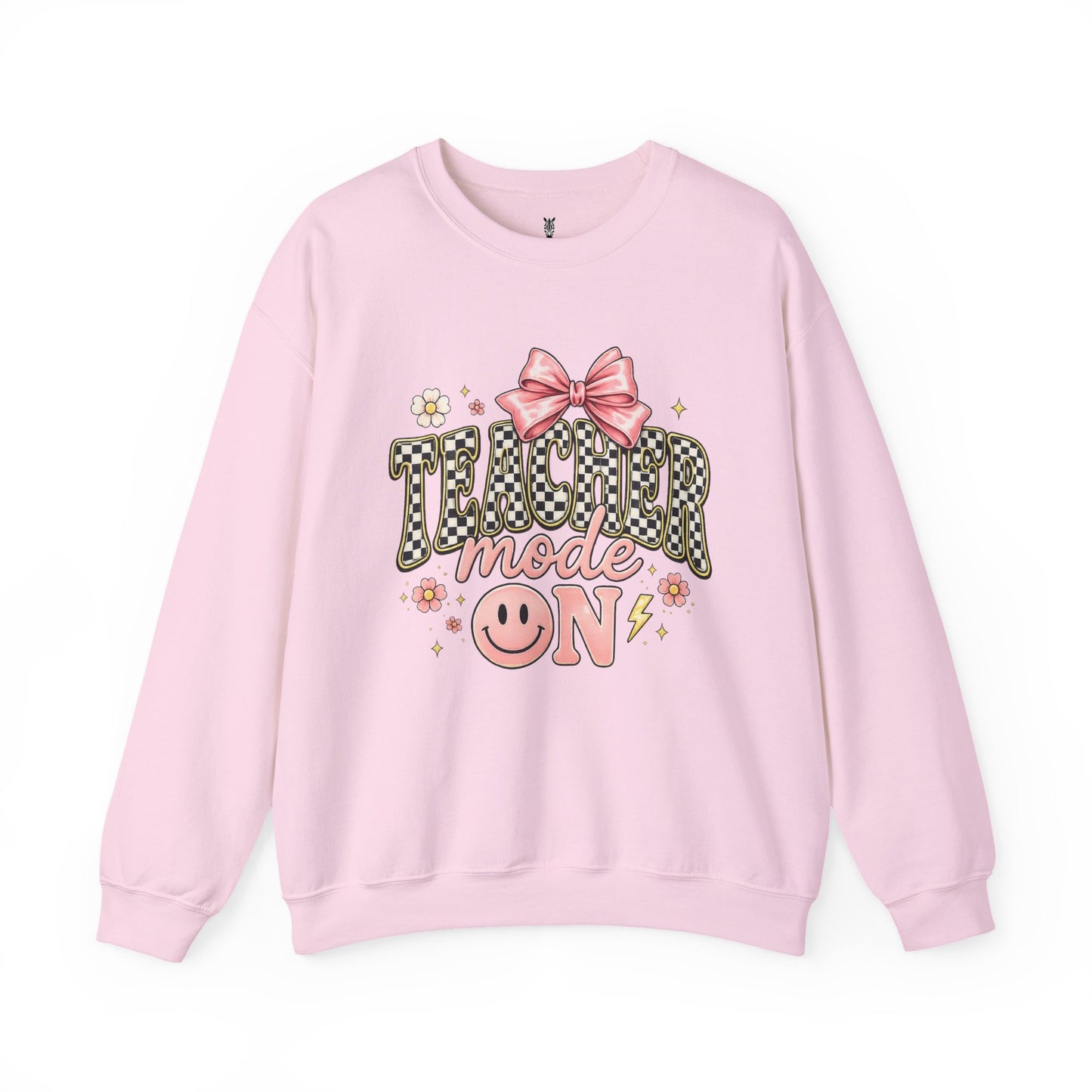 Sweatshirt — 'Tumblr Mode On' Pink Bow Graphic Crewneck
