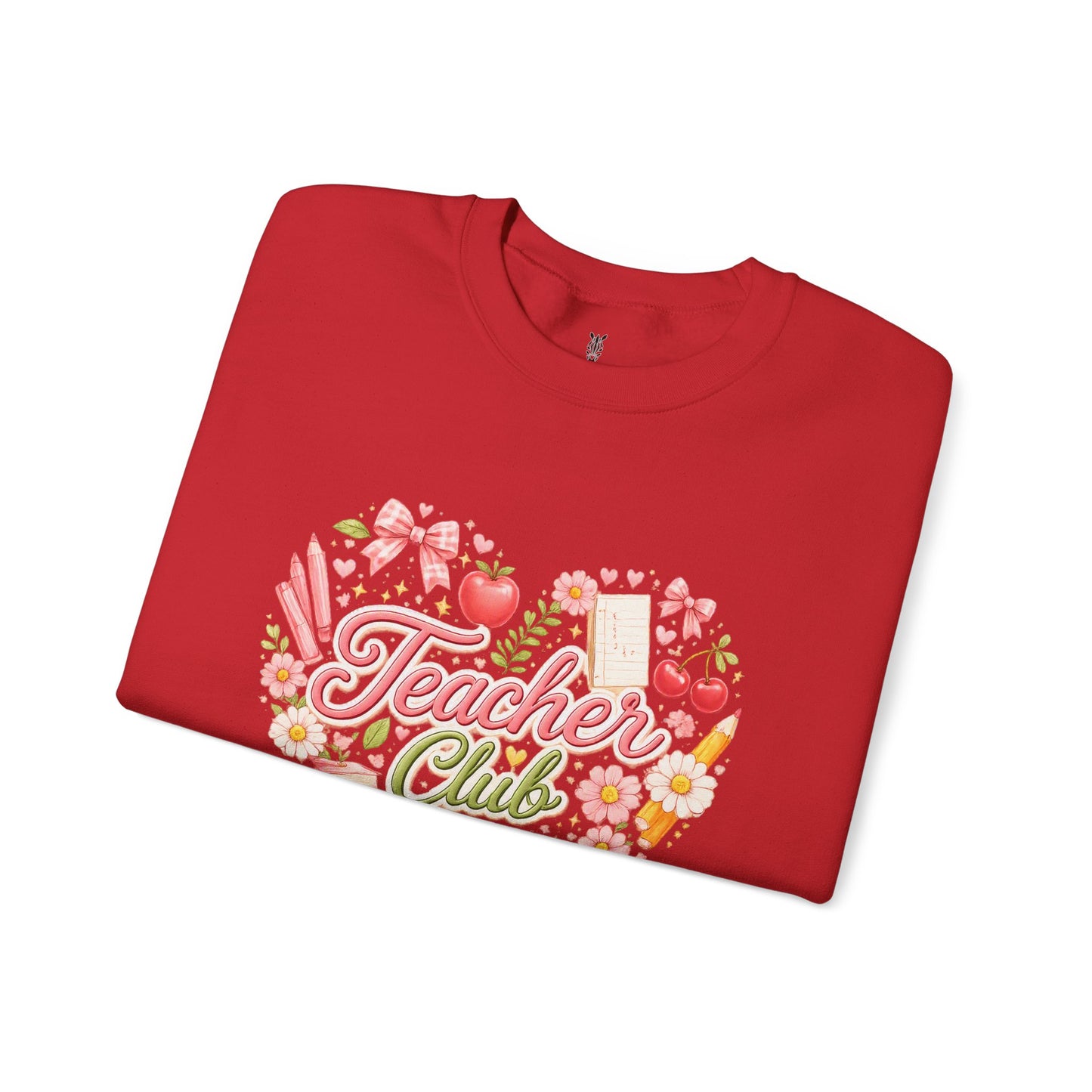 5th Grade Teacher Crewneck Sweatshirt – Teacher Club Heart Design