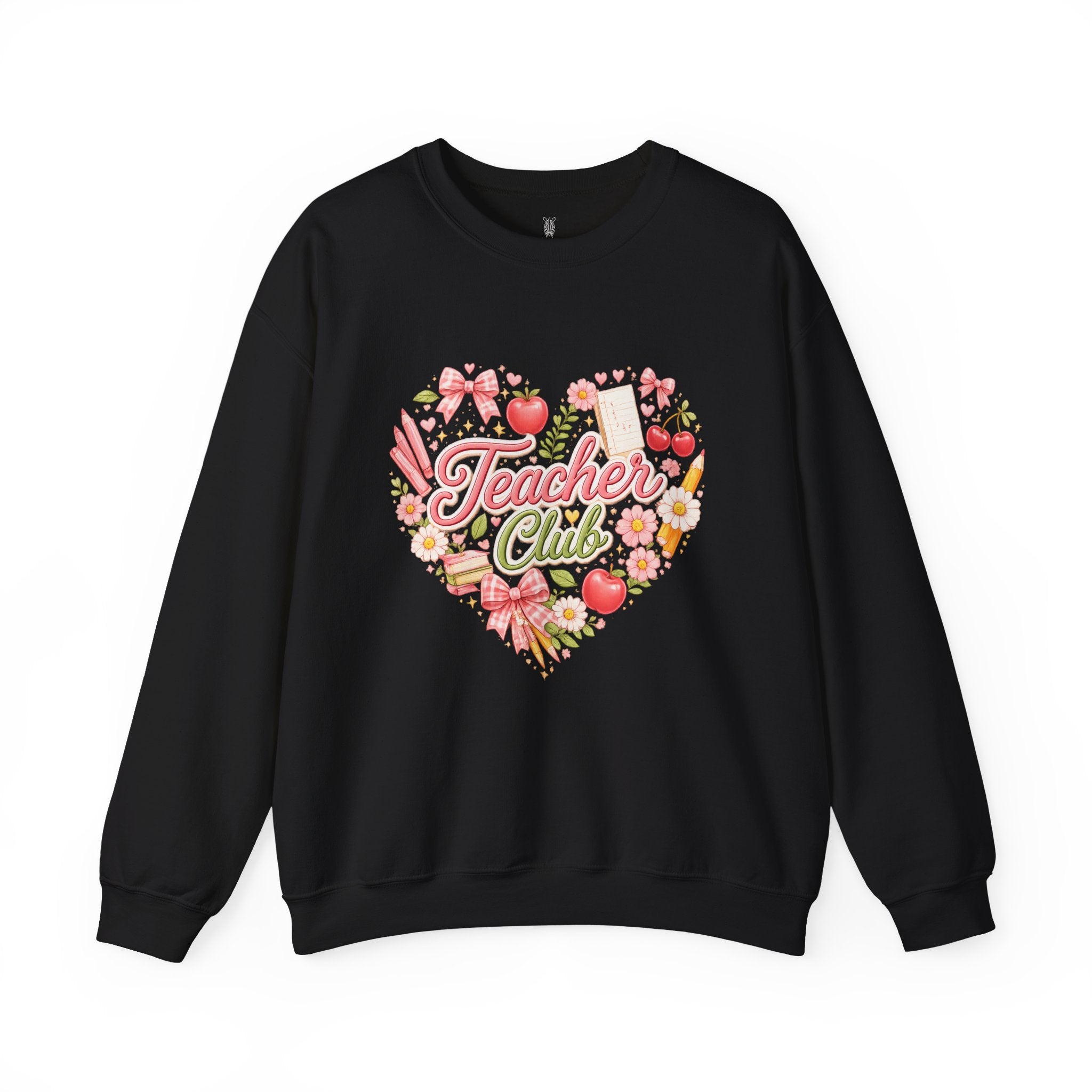 5th Grade Teacher Crewneck Sweatshirt – Teacher Club Heart Design