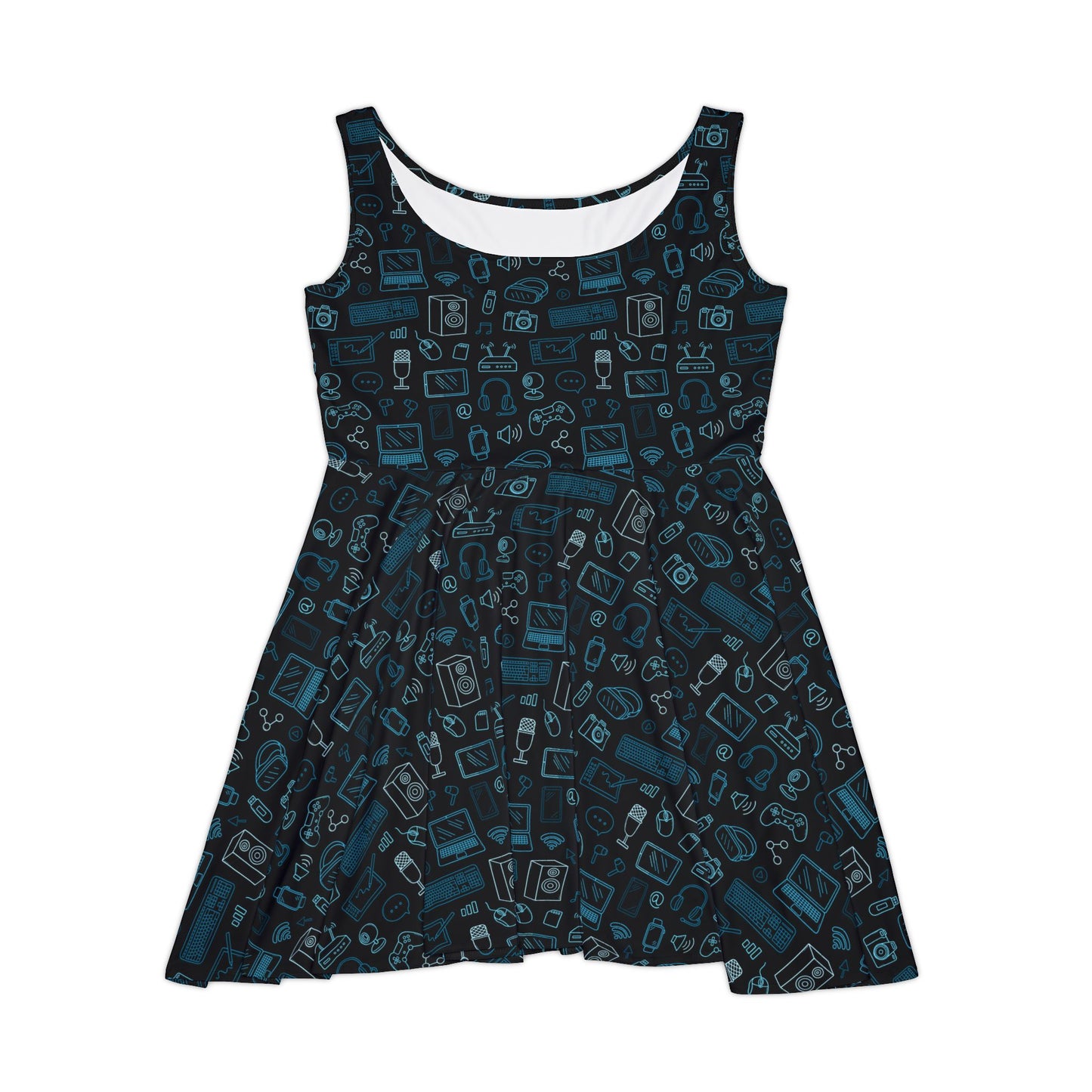 Computer Teacher Skater Dress | Computer Teacher Academic Outfit | Back to School Teacher Outfit | Computer Teacher Gift
