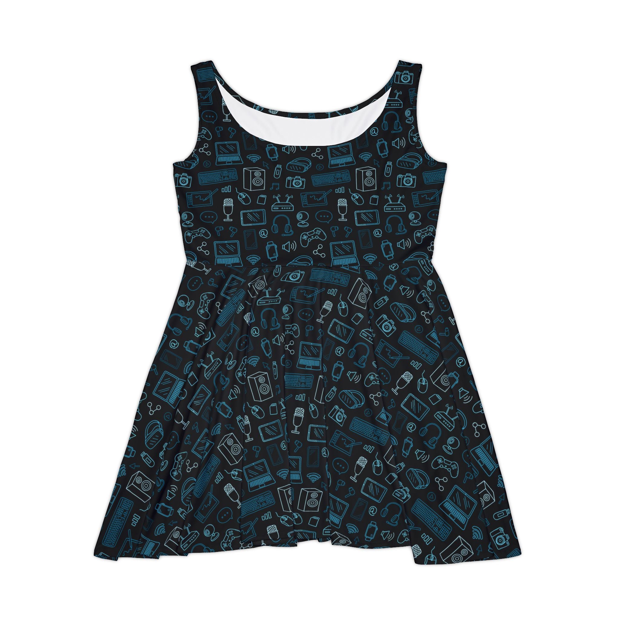 Tech Teacher Skater Dress | Computer Science Classroom Outfit & STEM Teacher Gift